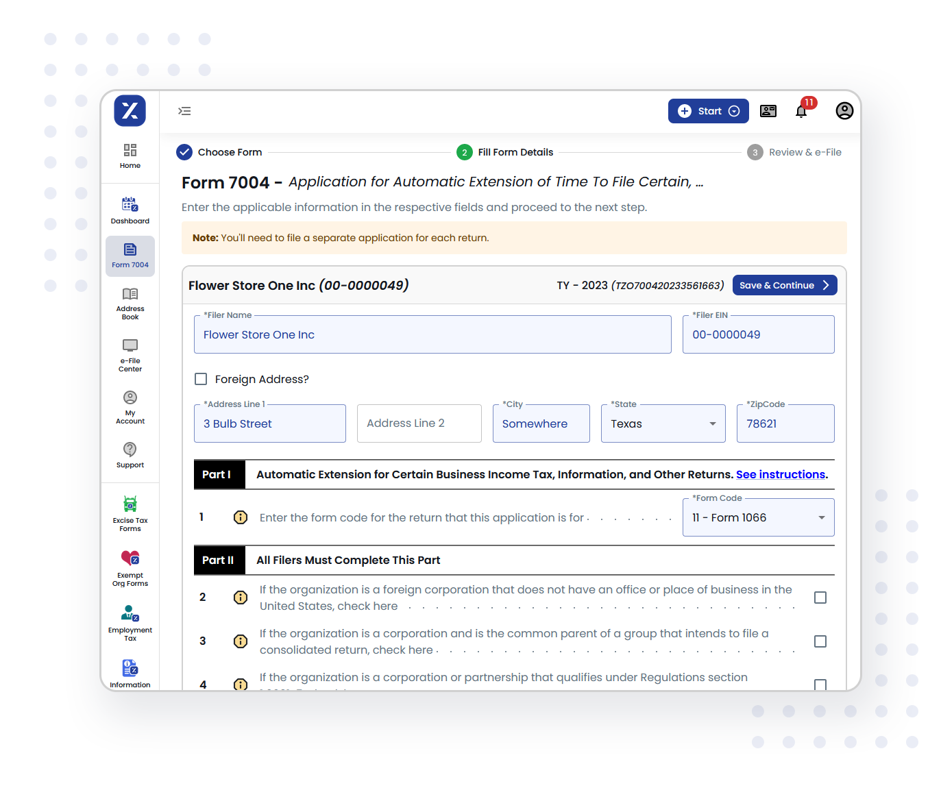 3 Simple steps to e-file form 7004 to get 6-month extension