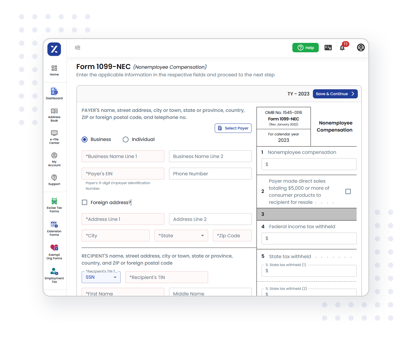 Effortless E-filing for Information Returns