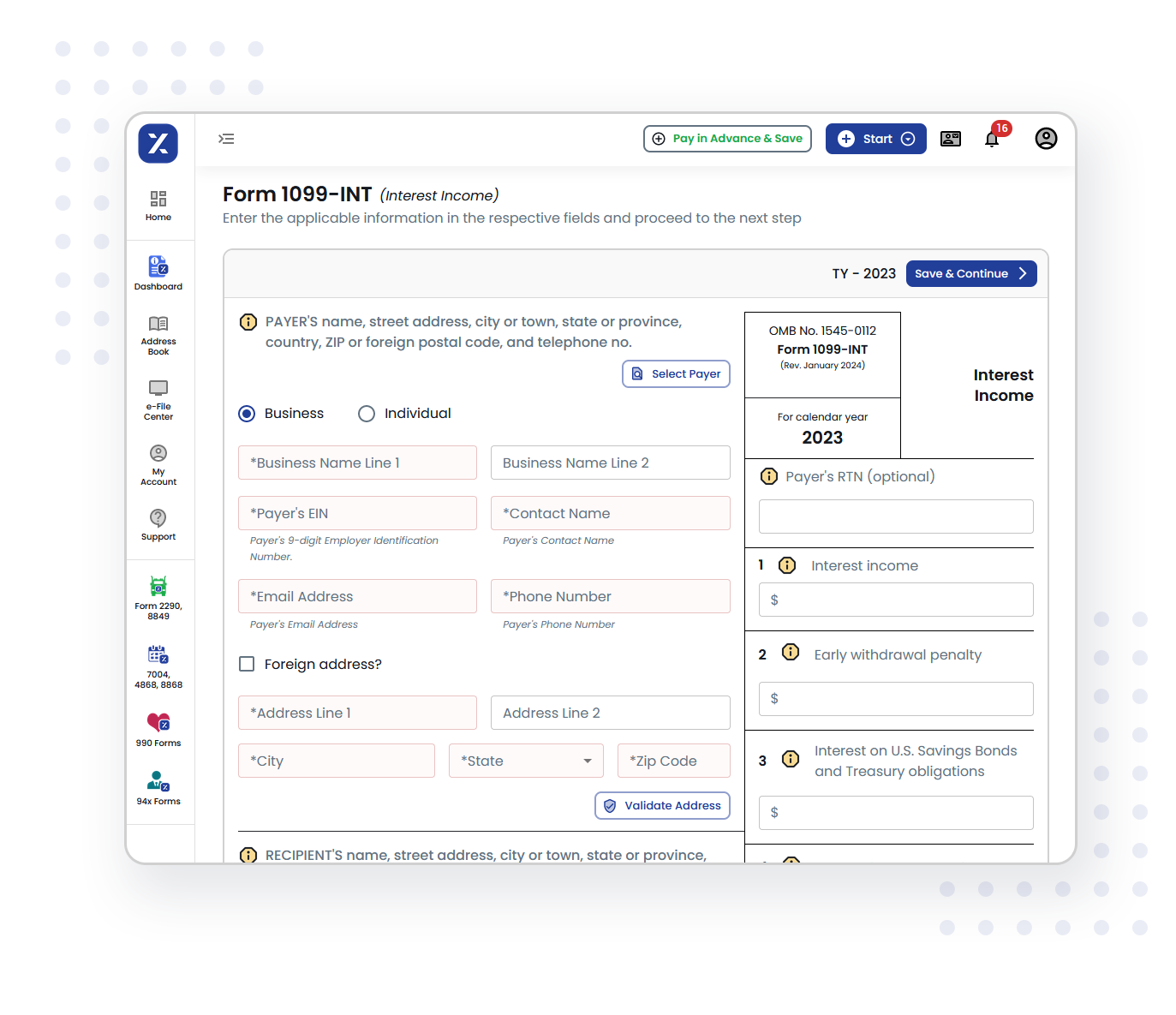 3 Simple steps to complete your Form 1099-INT e-filing