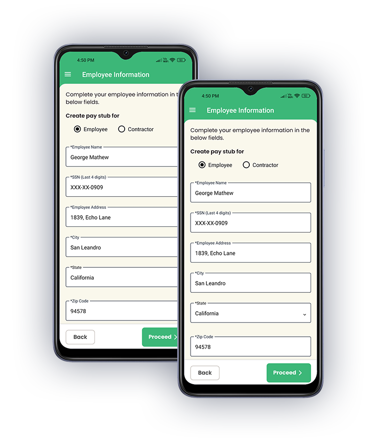 SecurePayStubs is also available as a mobile app